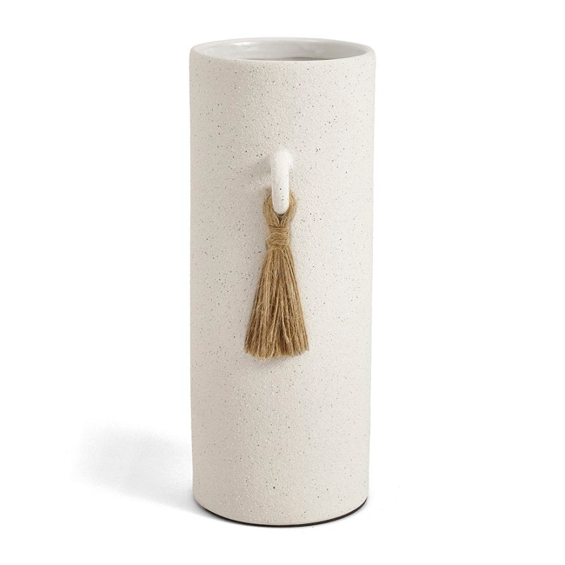 Vaso Marinna em Cerâmica Off White G