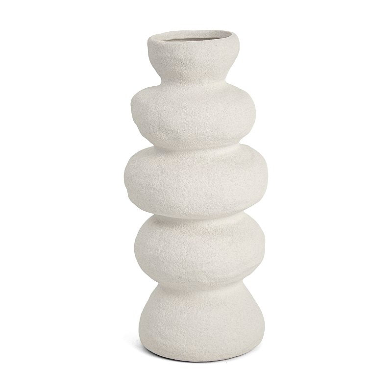 Vaso Mutá G em Cerâmica Off White