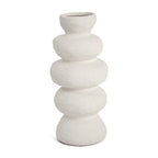 Vaso Mutá G em Cerâmica Off White