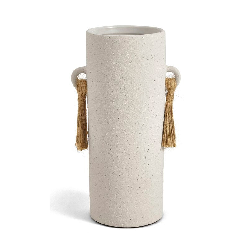 Vaso Marinna em Cerâmica Off White G